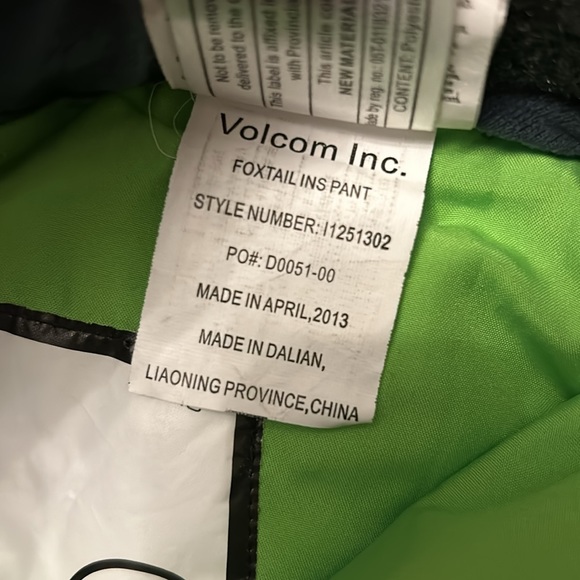 Volcom Foxtails Insulated Snowboard Pants - Boys' XL - Picture 4 of 14